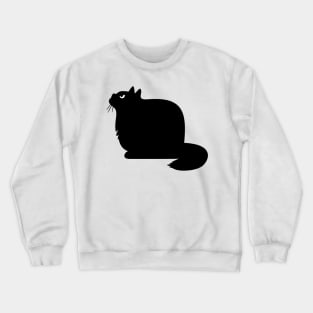 Angry Animals: Fat Cat Crewneck Sweatshirt